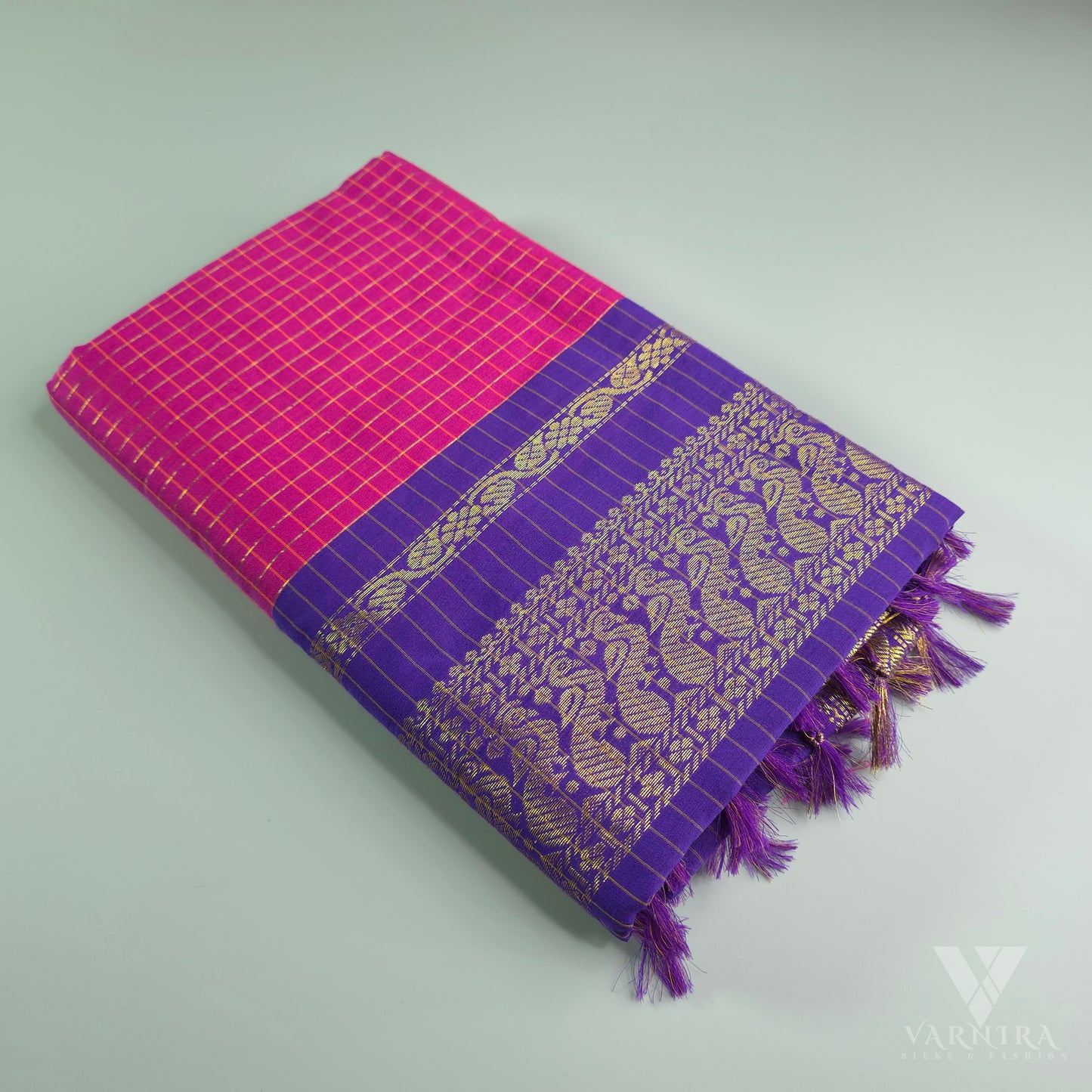 KALYANI CHECKED COTTON | VSFKC136
