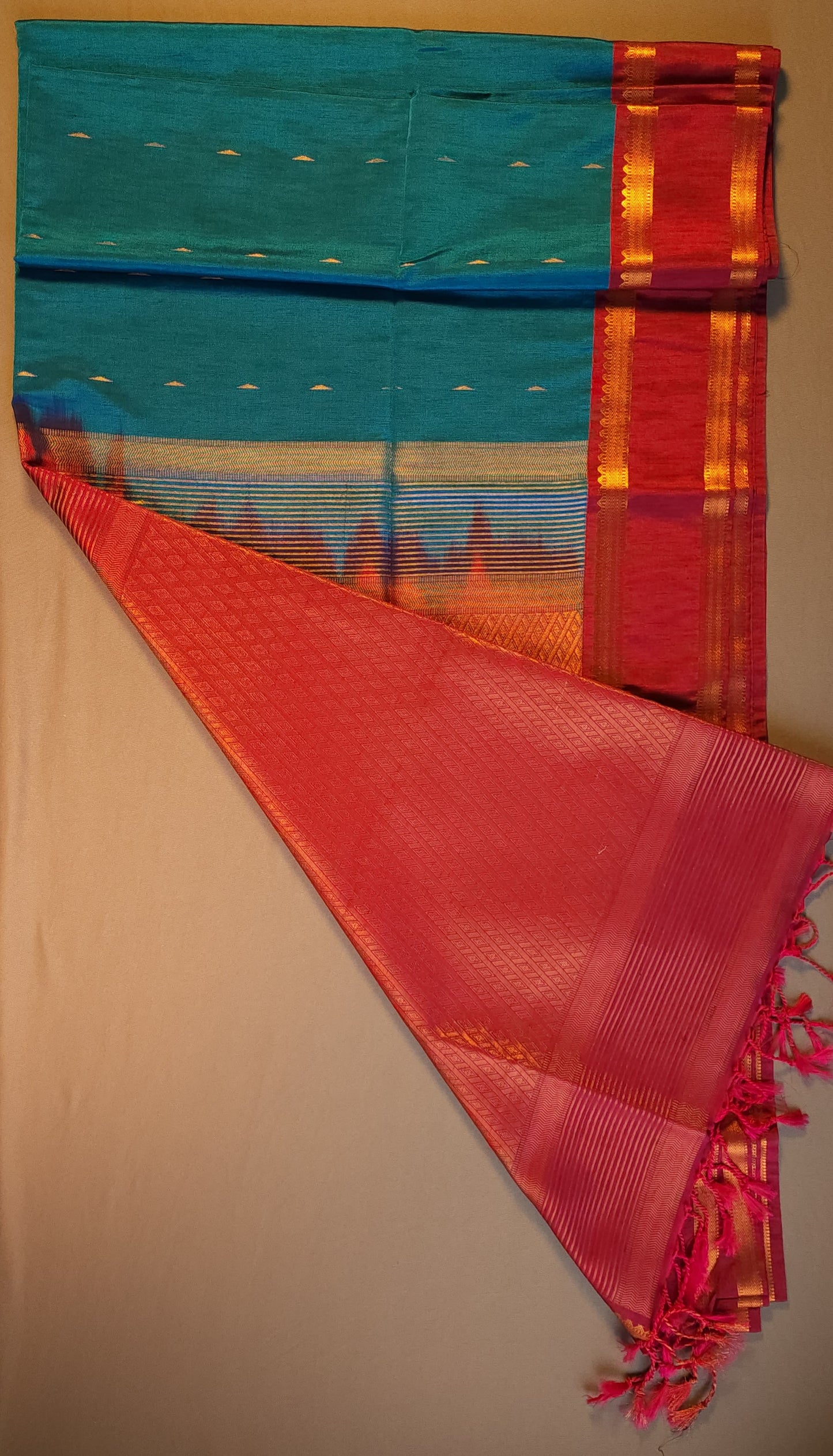 KANCHI JUTE DESIGN SILK SAREE | VSFSS052