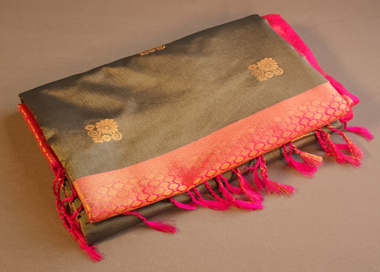 KANCHI SOFT SEMI SILK SAREE | VSFSF039