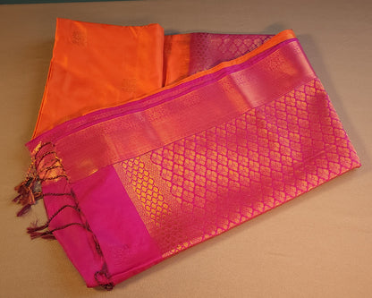 KANCHI SOFT SEMI SILK SAREE | VSFSF040