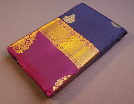 KANCHI SEMI SILK DBLUE | VSFSS065