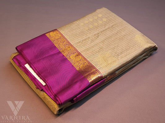 KANCHI KORVAI SILK CHECKS  | VSFKS074