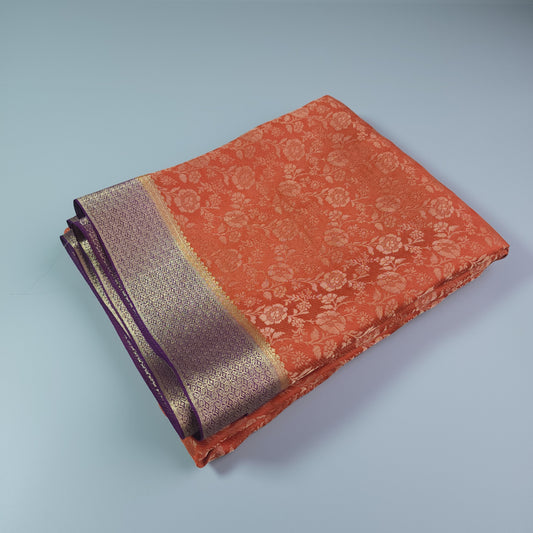 BROCADE PURE MYSORE CREPE SILK | VSFCS100