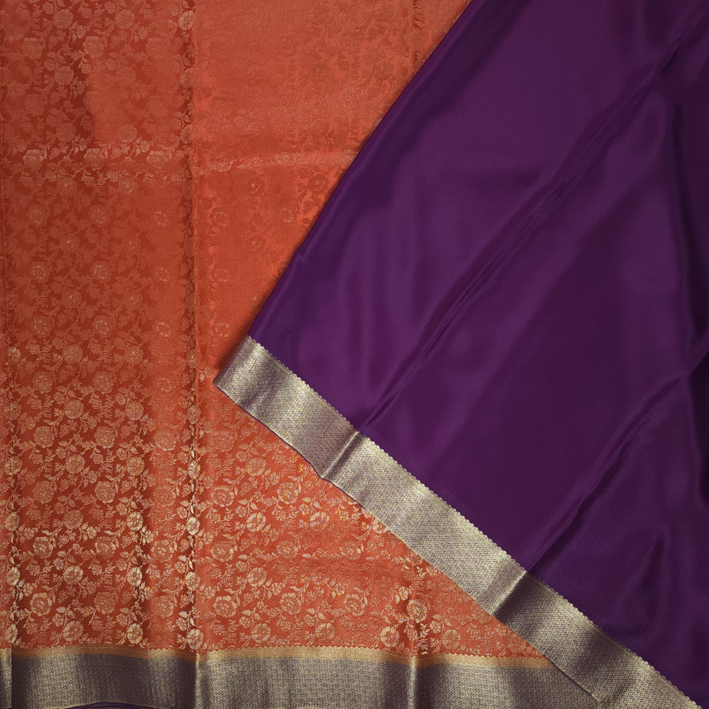 BROCADE PURE MYSORE CREPE SILK | VSFCS100