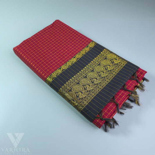 KALYANI CHECKED COTTON | VSFKC109