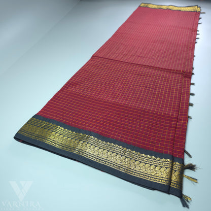 KALYANI CHECKED COTTON | VSFKC109