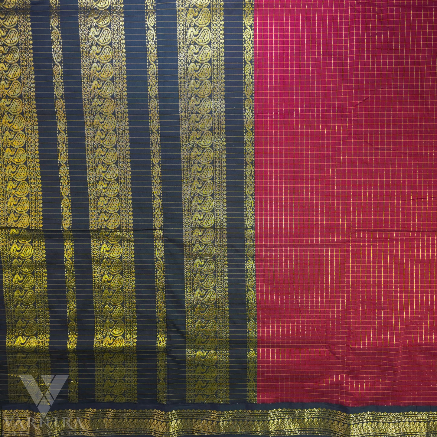 KALYANI CHECKED COTTON | VSFKC109