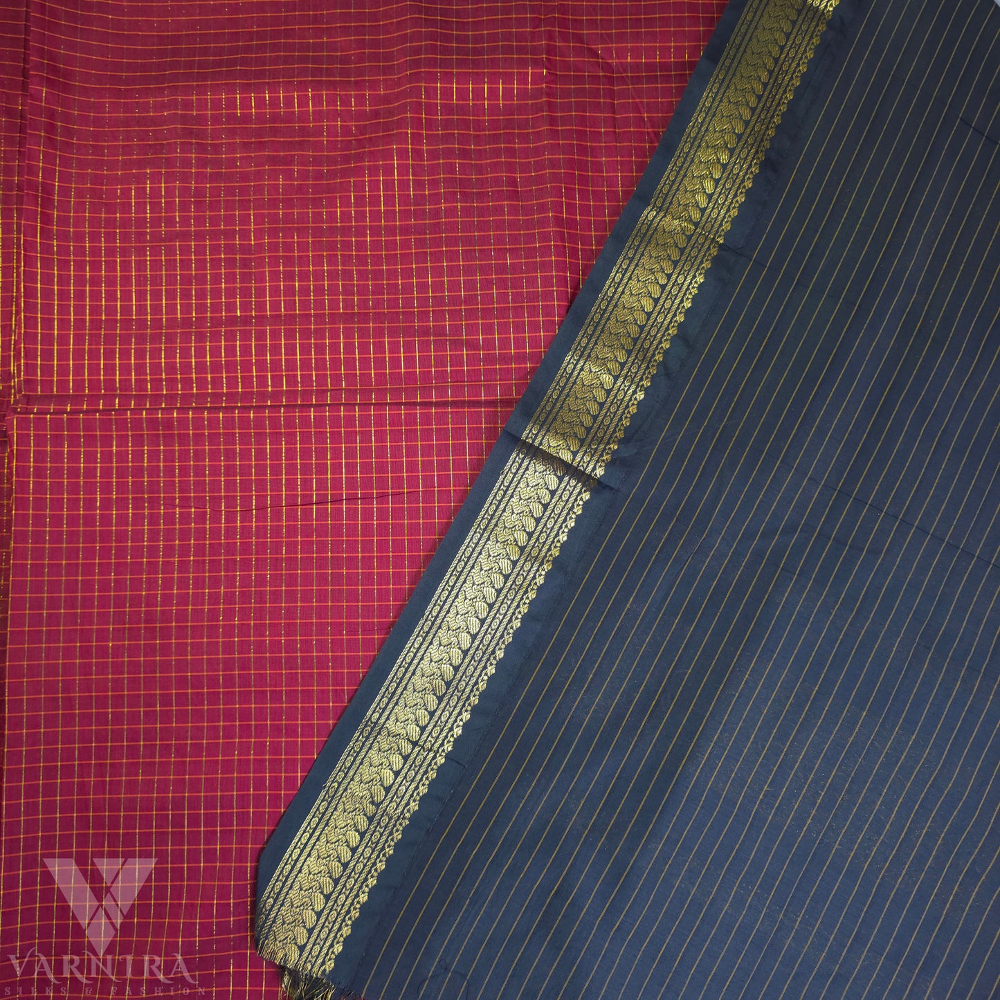 KALYANI CHECKED COTTON | VSFKC109