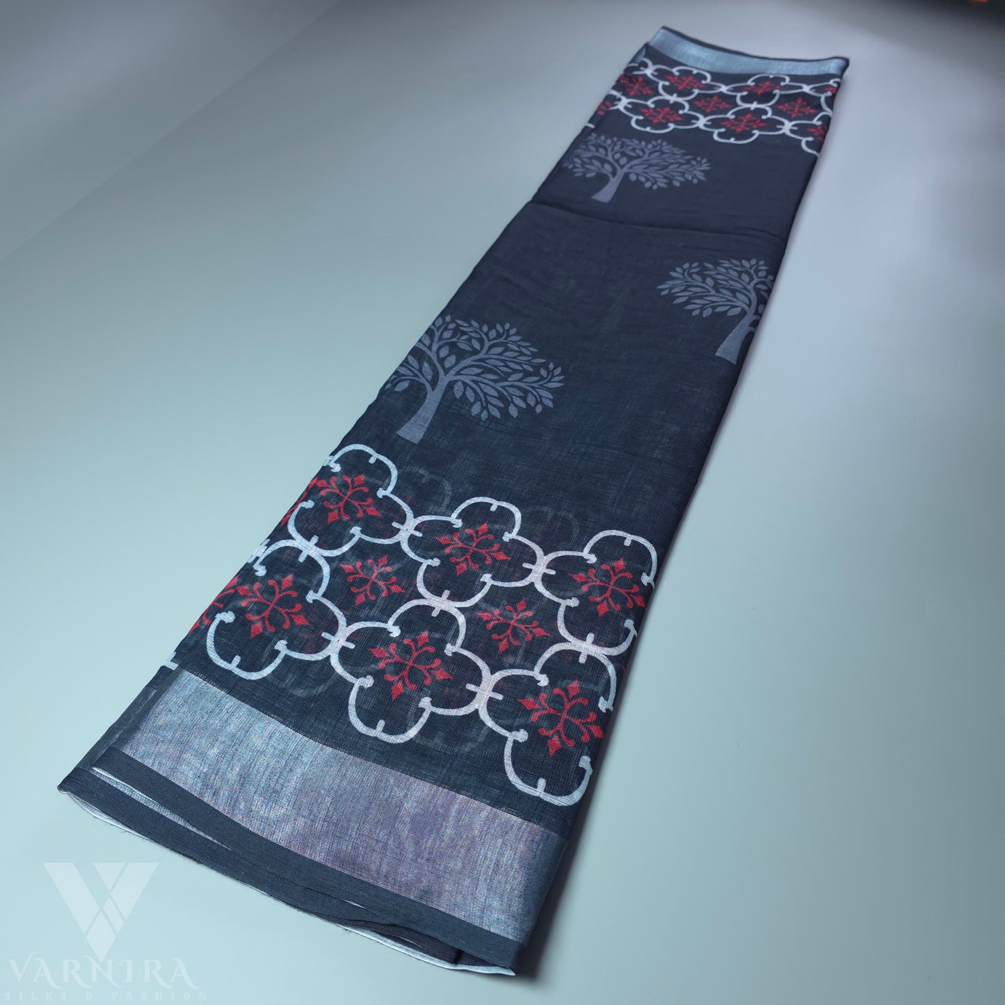 SOFT LINEN SAREE | VSFLS116