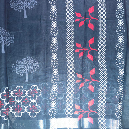 SOFT LINEN SAREE | VSFLS116