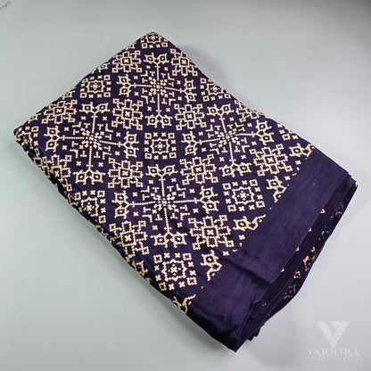 AJRAKH MODAL SILK SAREE | VSFMO189