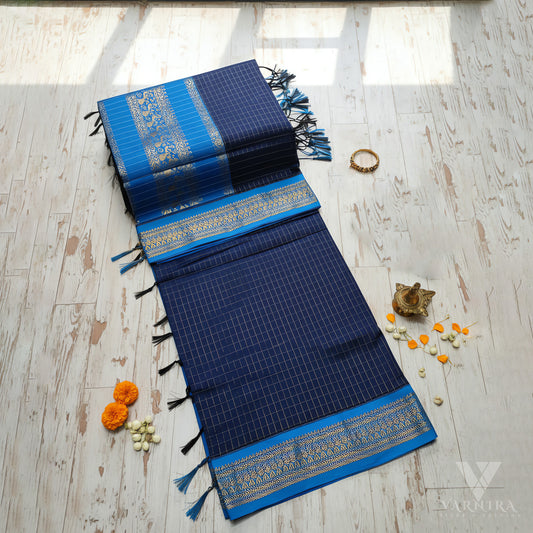 KALYANI CHECKED COTTON | VSFKC133